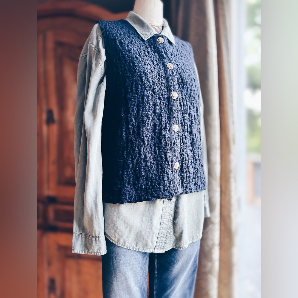 Adrianna Papell Vest Button Front